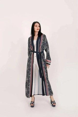 Jolie Japanese Inspires Open Front Kimono - Glamourous Grace