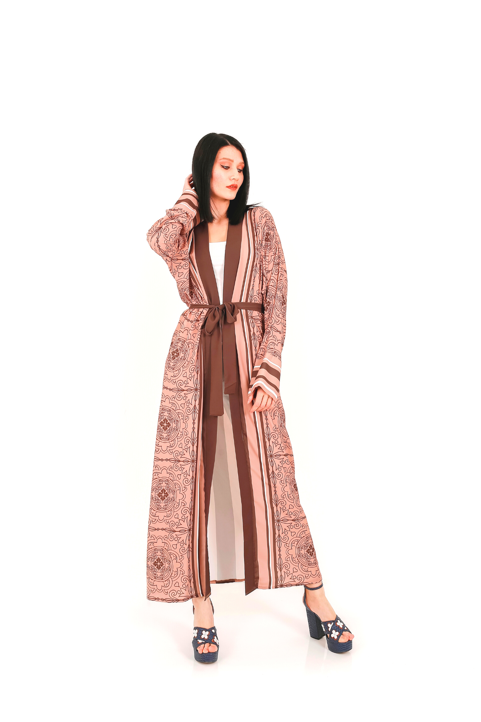 Sasha Japanese Inspired Open Front Kimono - Glamourous Grace