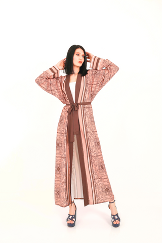 Sasha Japanese Inspired Open Front Kimono - Glamourous Grace