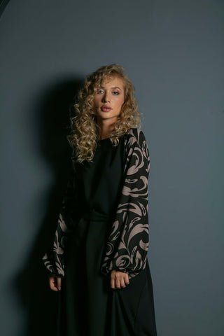 Aliyah maxi modest dress Abaya - Moroccan Design - Glamourous Grace