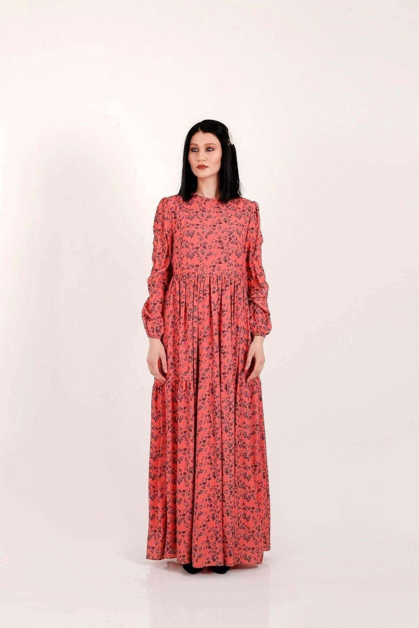 Ellan Maxi Dress With Long Sleeve - Glamourous Grace