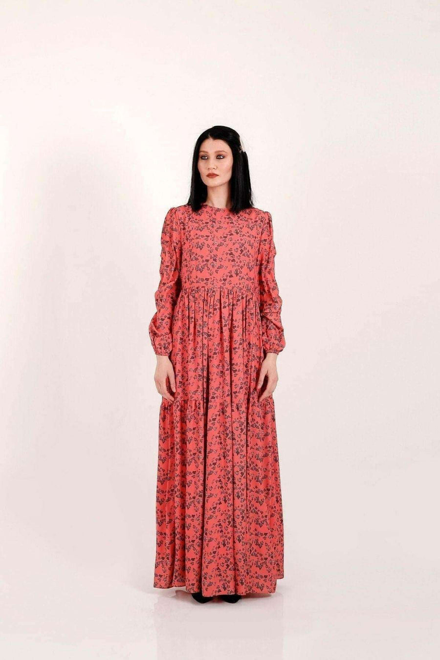 Ellan Maxi Dress With Long Sleeve - Glamourous Grace