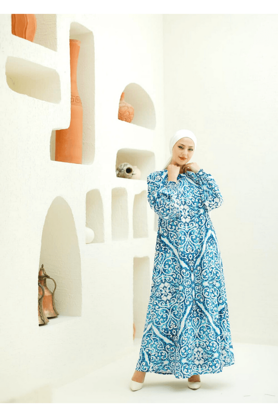 Blossom Mosaic Zeynep Maxi Dress - Glamourous Grace