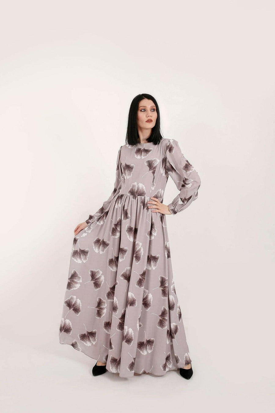 Tammy Long Maxi Dress with Long Sleeves - Glamourous Grace