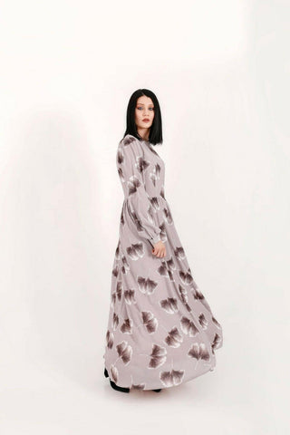BY Baano Tammy Long Maxi Dress with long sleeves, flowing fabric, and elegant design for stylish occasions.