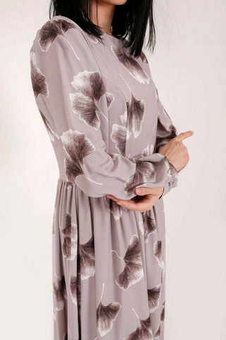BY Baano Tammy Long Maxi Dress with long sleeves, elegant flowy design, casual and stylish for any occasion.