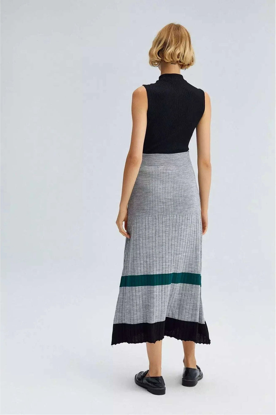 Knit Skirt - In Stripes - Glamourous Grace