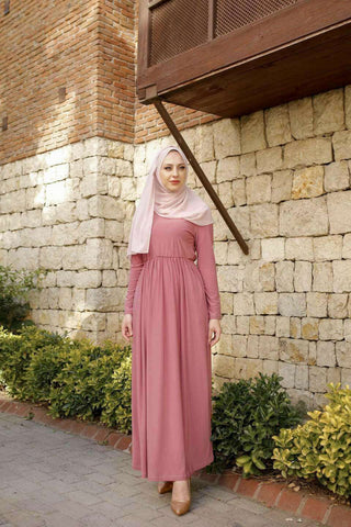 ByBaano Joanna Maxi Dress with side pockets, flowing fabric, and elegant design for casual or semi-formal wear.