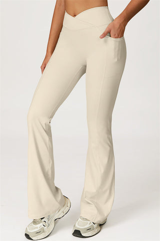 The Glacier Crop Tank Flared Leggings 2-Piece Set