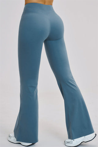 The Stride Crop Top Flared Leggings 2-Piece Set