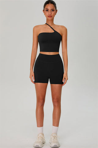 The Jewel One-Shoulder Crop Top