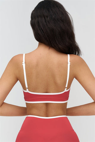 The Crave Contrast Sports Bra Leggings 2-Piece Set