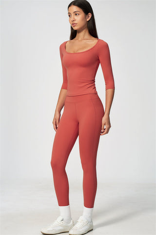 The RiseFit Half-Sleeve T-Shirt Leggings 2-Piece Set