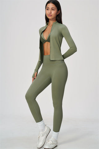 The Seraphine Jacket Sports Bra Leggings 3-Piece Set