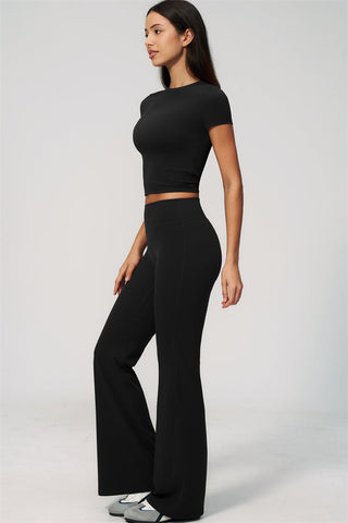 The Zura T-shirt Flared Leggings 2-Piece Set