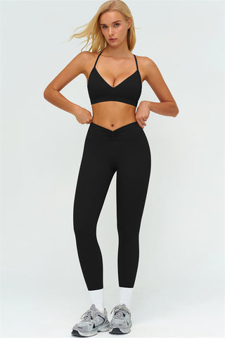 The Lushness Y-Back Sports Bra Leggings 2-Piece Set