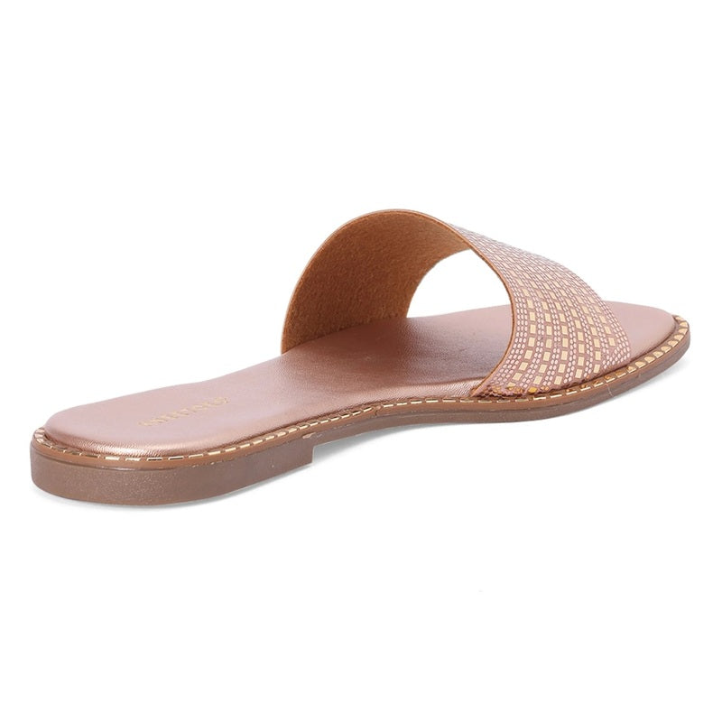 Lunelle – Rose Gold Slip-Ons - Glamourous Grace