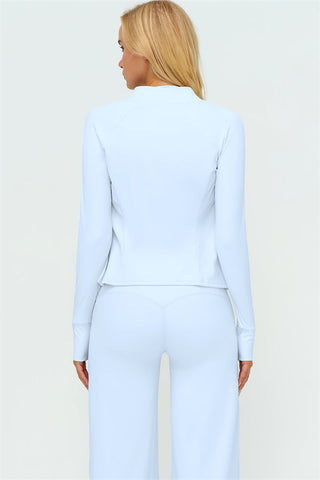 The Twirl Zip Jacket Halter Tank Top New Straight Leg Pants 3-Piece Set