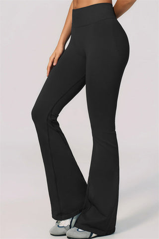 The Velvetine Halter Sports Bra Flared Leggings 2-Piece Set