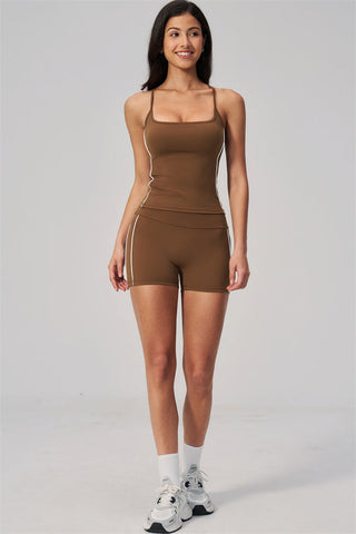 The Breathe Crop Top Shorts 2-Piece Set