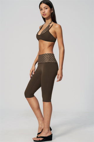 The Enliven Sports Bra Capri Leggings 2-Piece Set