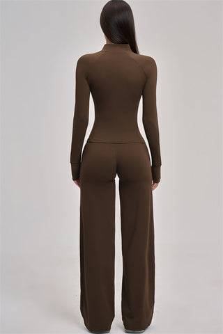 The Swoon Jacket Tank Top Flared Leggings 3-Piece Set