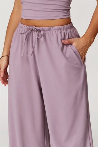The Sprint Halter Tank Top Sweatpants 2-Piece Set