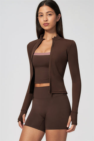 The Seraphine Jacket Tank Top Shorts 3-Piece Set