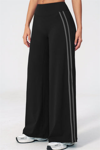 The Evoke Crop Top Straight Leg Pants 2-Piece Set