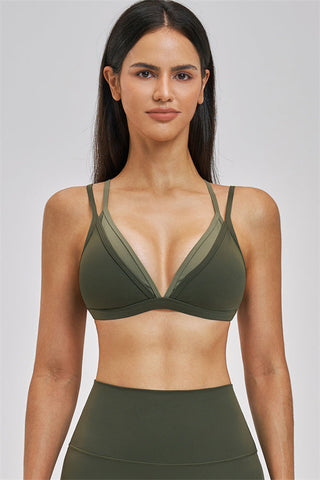 The Seraphine Layered V Sports Bra