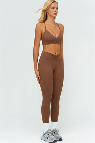 The Lushness Y-Back Sports Bra Leggings 2-Piece Set