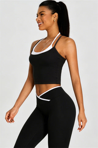 The Dwell Crop Top Leggings 2-Piece Set