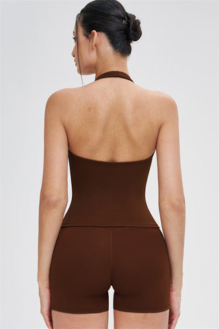 The Stride Crop Top Isabella Shorts 2-Piece Set