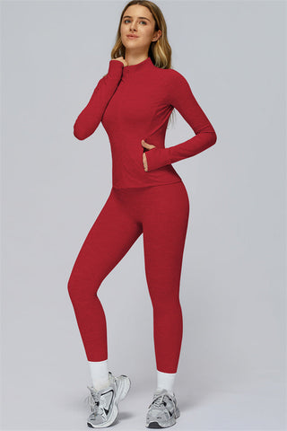 The Radiance Jacket Sports Bra Leggings 3-Piece Set