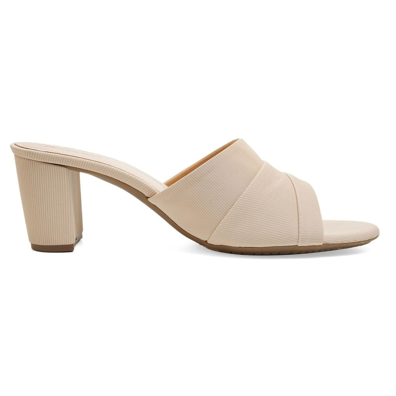 Aurelia- Beige Block Heels - Glamourous Grace