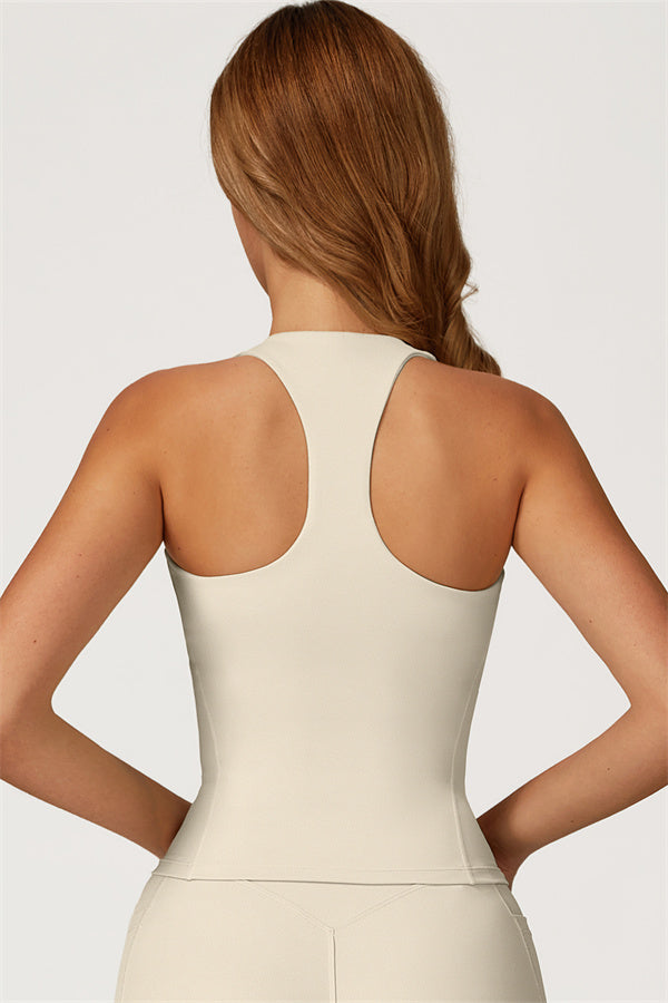 The Glacier Crop Tank - Glamourous Grace