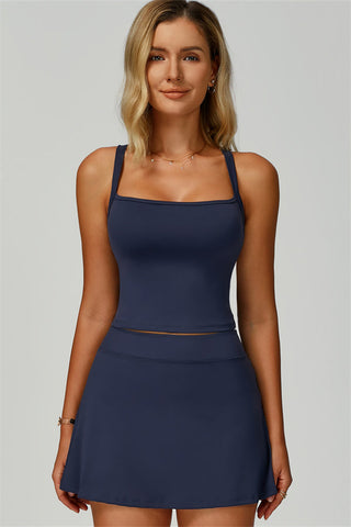 The Uplift Tank Top Tennis Skirt 2-Piece Set