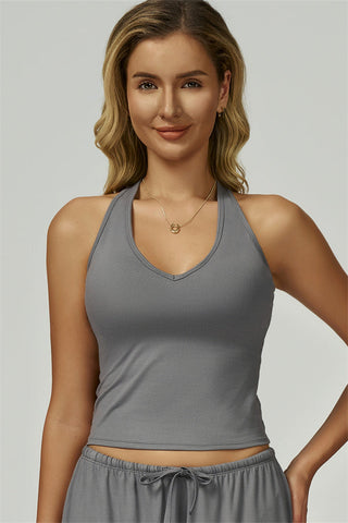 The Sprint Halter Tank Top Sweatpants 2-Piece Set