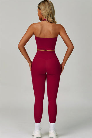 The Seraphine Halter Crop Top