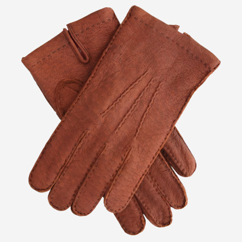 CA0393 (cork) - Men's Italian cashmere lined peccary gloves - Glamourous Grace