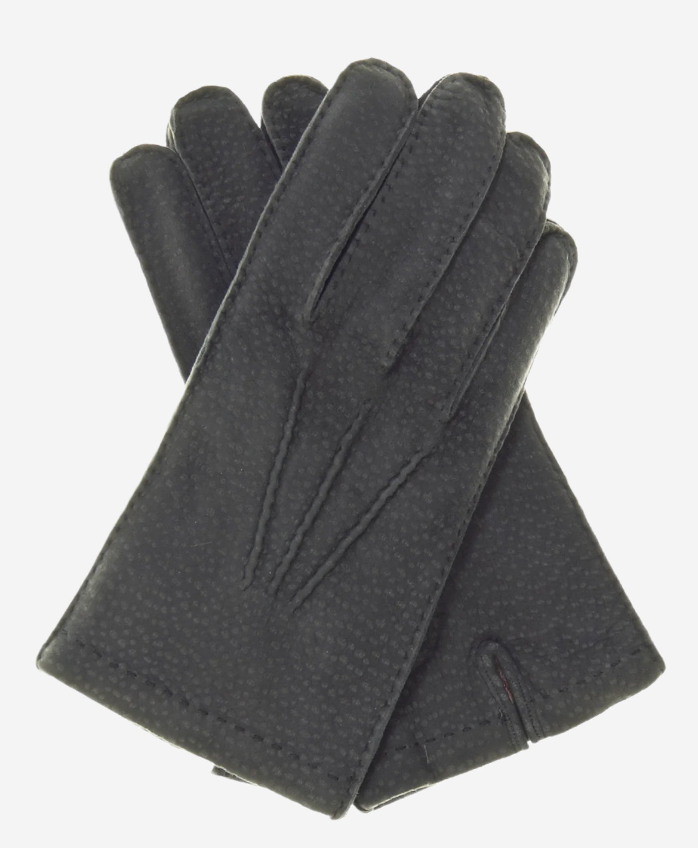 CA0395 (grey) - Handsewn Italian cashmere lined men's carpincho dress gloves - Glamourous Grace