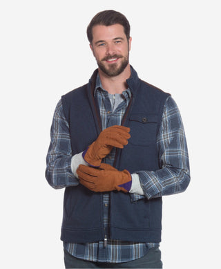 CA3646 (cork) - Men’s Italian carpincho cashmere-lined dress gloves - Glamourous Grace