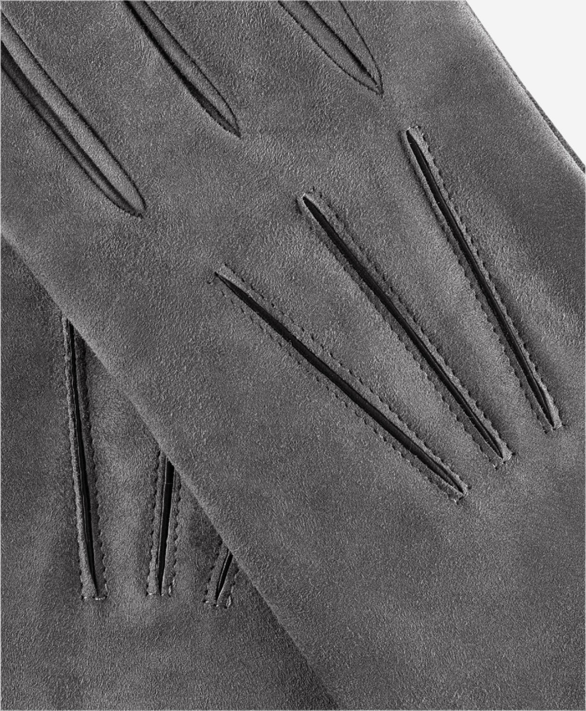 CA3951 (grey) – Men’s Italian suede dress gloves with cashmere lining - Glamourous Grace
