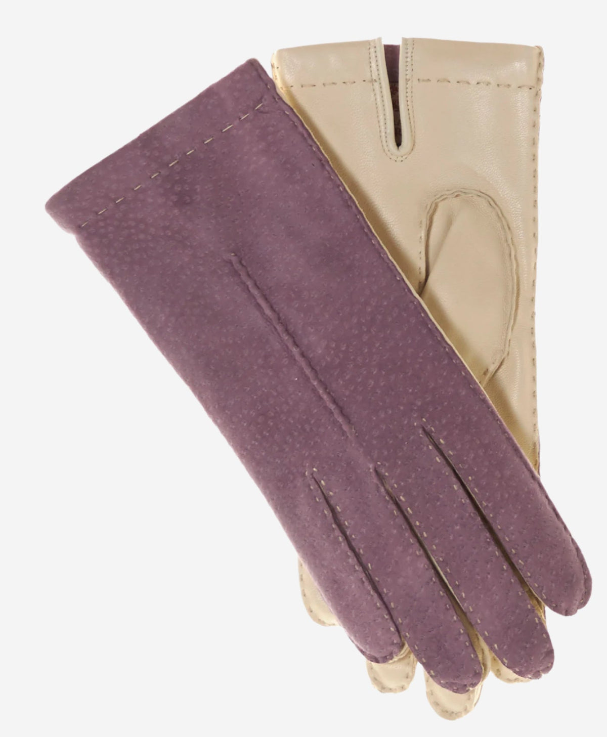 CA4538 (lilac) - Handsewn Italian carpincho women's dress gloves with cashmere lining - Glamourous Grace