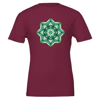 Emerald Sacred Geometry Mandela T-Shirt