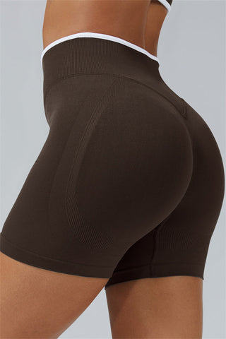 The Elevate Long Sleeve Crop top Shorts 2-Piece Set