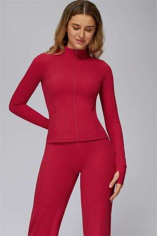 The FlexCore Pure Zip Jacket Flared Leggings 2-Piece Set