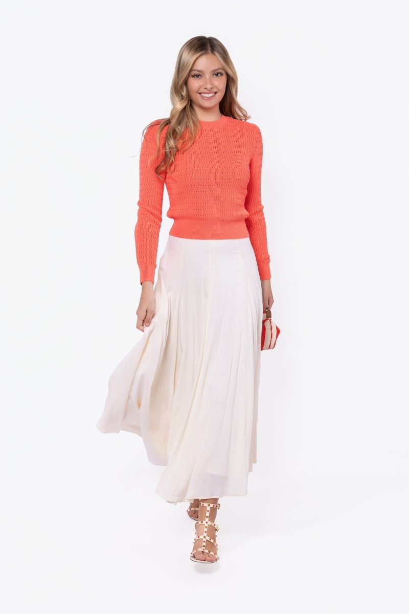 Calia Skirt (Ivory) - Glamourous Grace