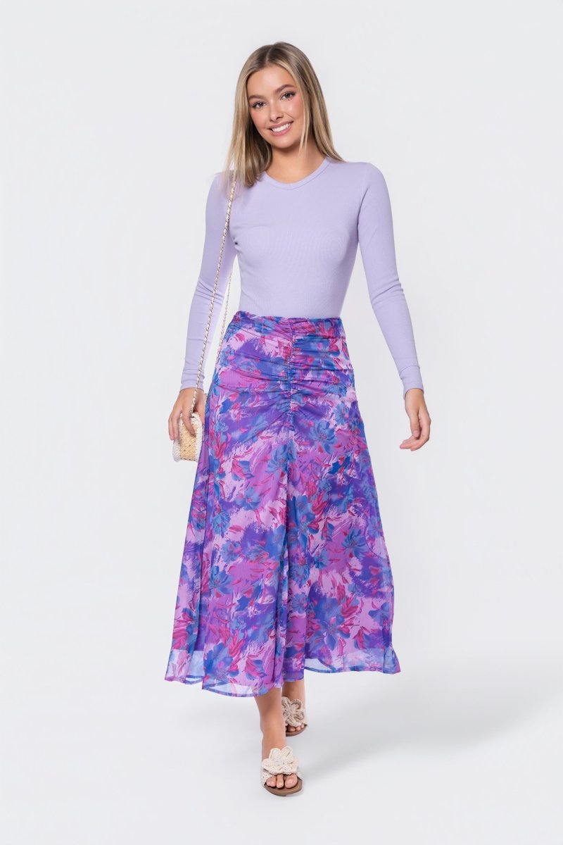 Calista Skirt (Purple/Pink) - Glamourous Grace