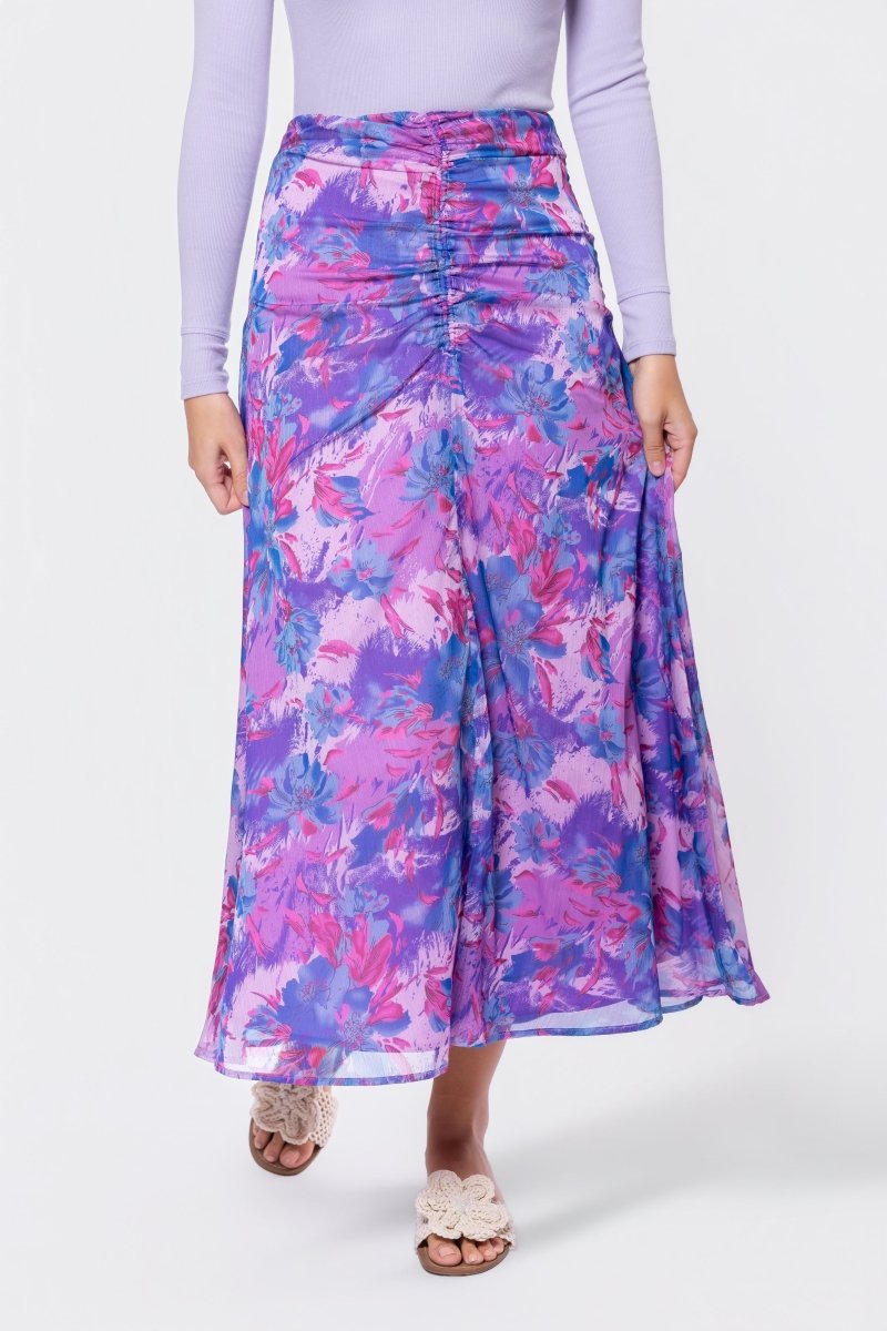 Calista Skirt (Purple/Pink) - Glamourous Grace